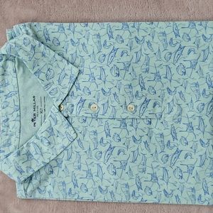Peter Millar - Seaside Polo Shirt - Fishes Print